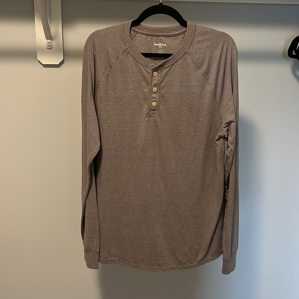 Men’s Henley | grey heathered